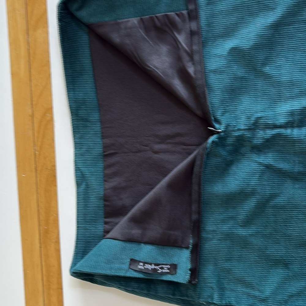 Simplee Apparel Teal Embroidered Mini Skirt Sz M - Picture 6 of 8
